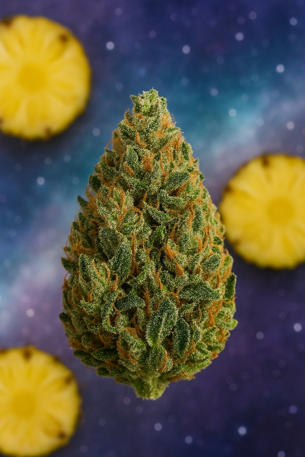 Apollo 13 cannabis bud rocketing through space